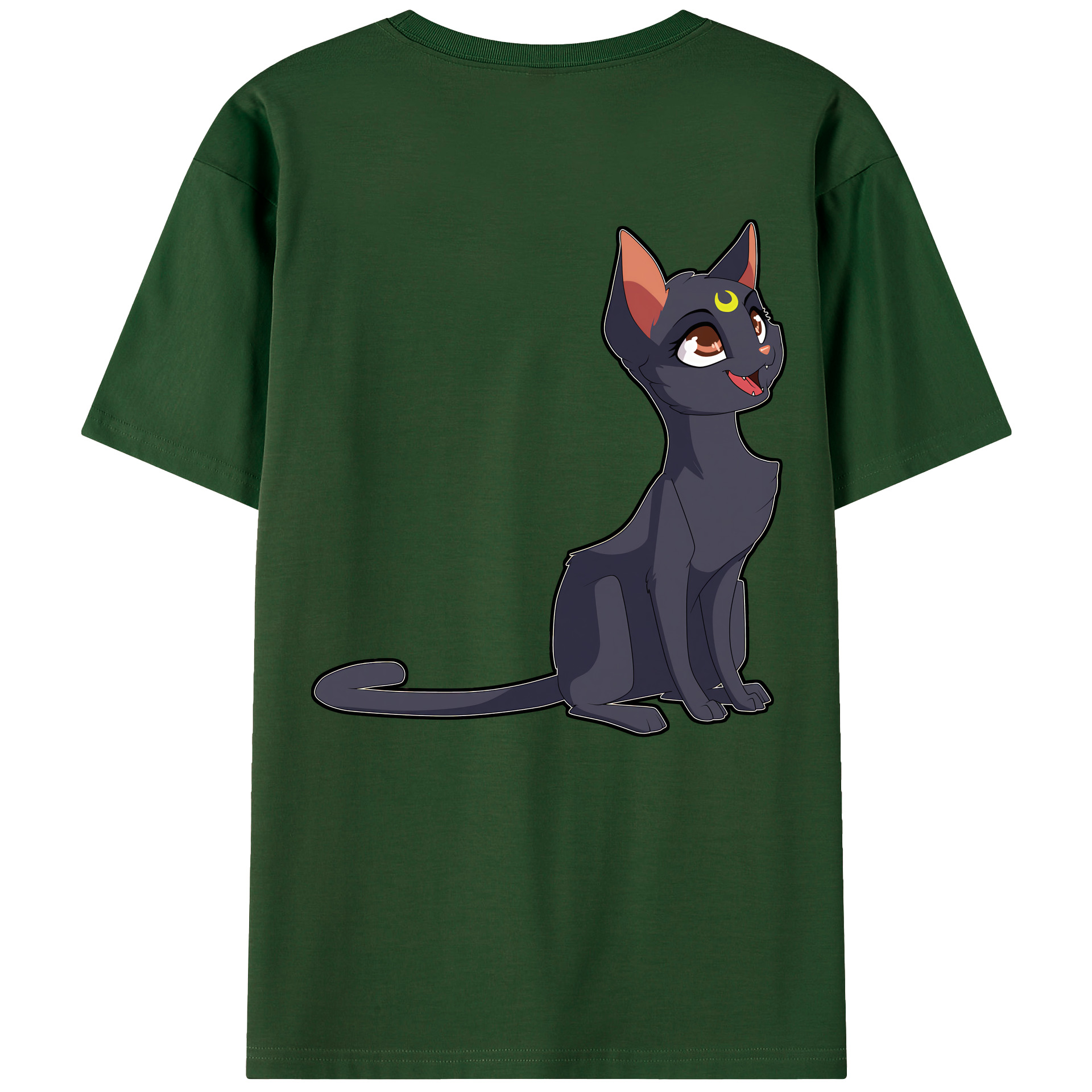 （画像用） 美少女戦士セーラームーン Sailor Moon 綿100％半袖Tシャツ（背面プリント）